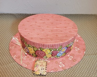 Mary Engelbreit "It's a Box" Hat Box - Never Used with Tag