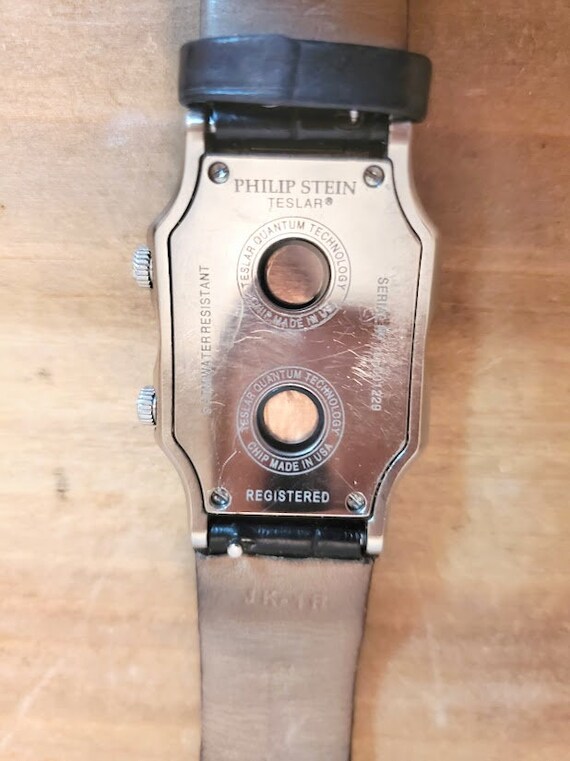 Montre Femme Philip Stein Teslar En Céramique Blanche - Quartz, Occasion, Référence 1-CW-MW-CW