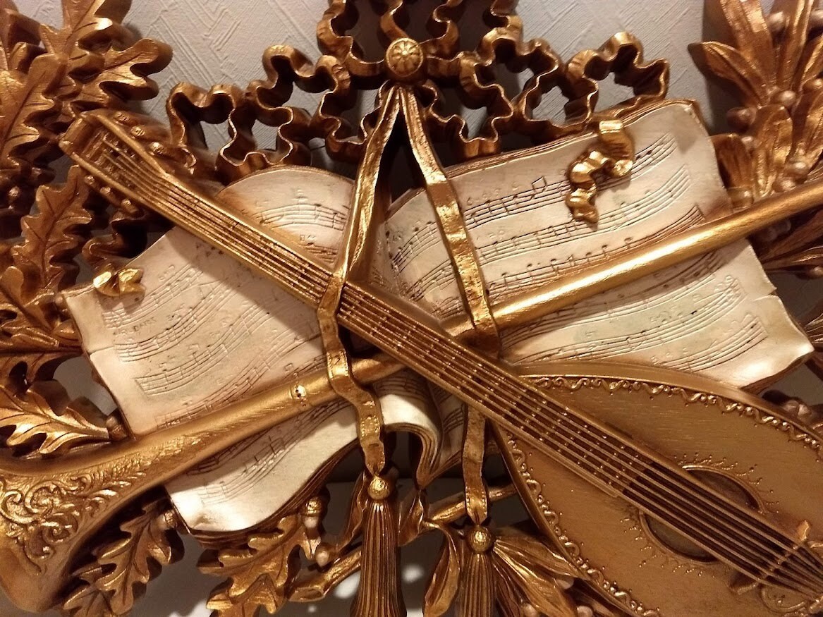 Burwood Musical Instruments Wall Decor 1970 USA Etsy