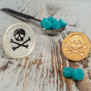 Skull and cross bones Wax seal stamp