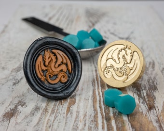 DRAGON - Wax Sealing Stamp, sealing wax stamp, Christmas gifts for mother in law, penpal gift, stocking stuffer, craft kits