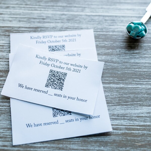 Baby Shower Invitation With Qr Code Etsy Israel