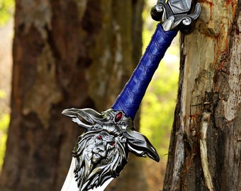 Royal Guard Sword World of Warcraft Replica Sword Medieval Fantasy Sword Handmade Display Sword Gift for Gamers Gift For Boyfriend, Gift USA