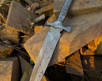 Custom Dagger/Handmade Dagger/Damascus body DAGGER/Camping knife/Viking knife/Wadding Gift/Every Carry/Happy Occasion/Best Gift USA/Man GIFT