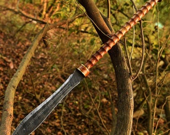 Handmade Damascus Spear, Customize Damascus Spear, Short Spear, Best gift for boyfriend, Fathers day gift, Christmas Gift, Best Gift, 36" US