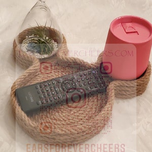 M - XL - Mickey Rope Tray - Jute