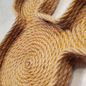 M - XL - Mickey Rope Tray - Jute with Glitter