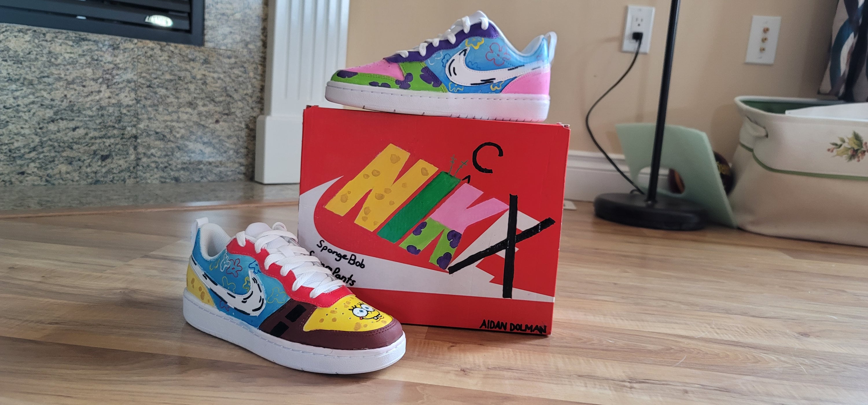 spike shoes spongebob