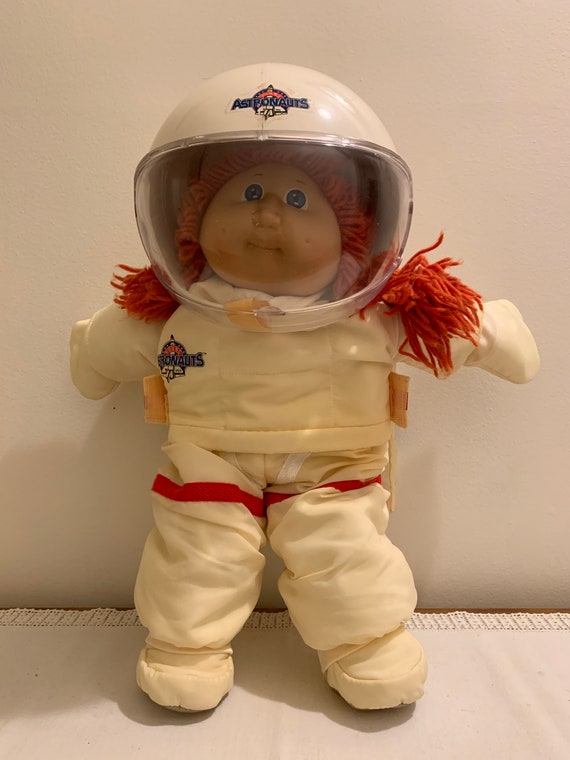 Vintage Coleco Cabbage Patch Astronaut Doll Girl Red Etsy