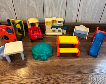 70's Vintage Little Tikes Football, Rugby Ball Toy Storage Box