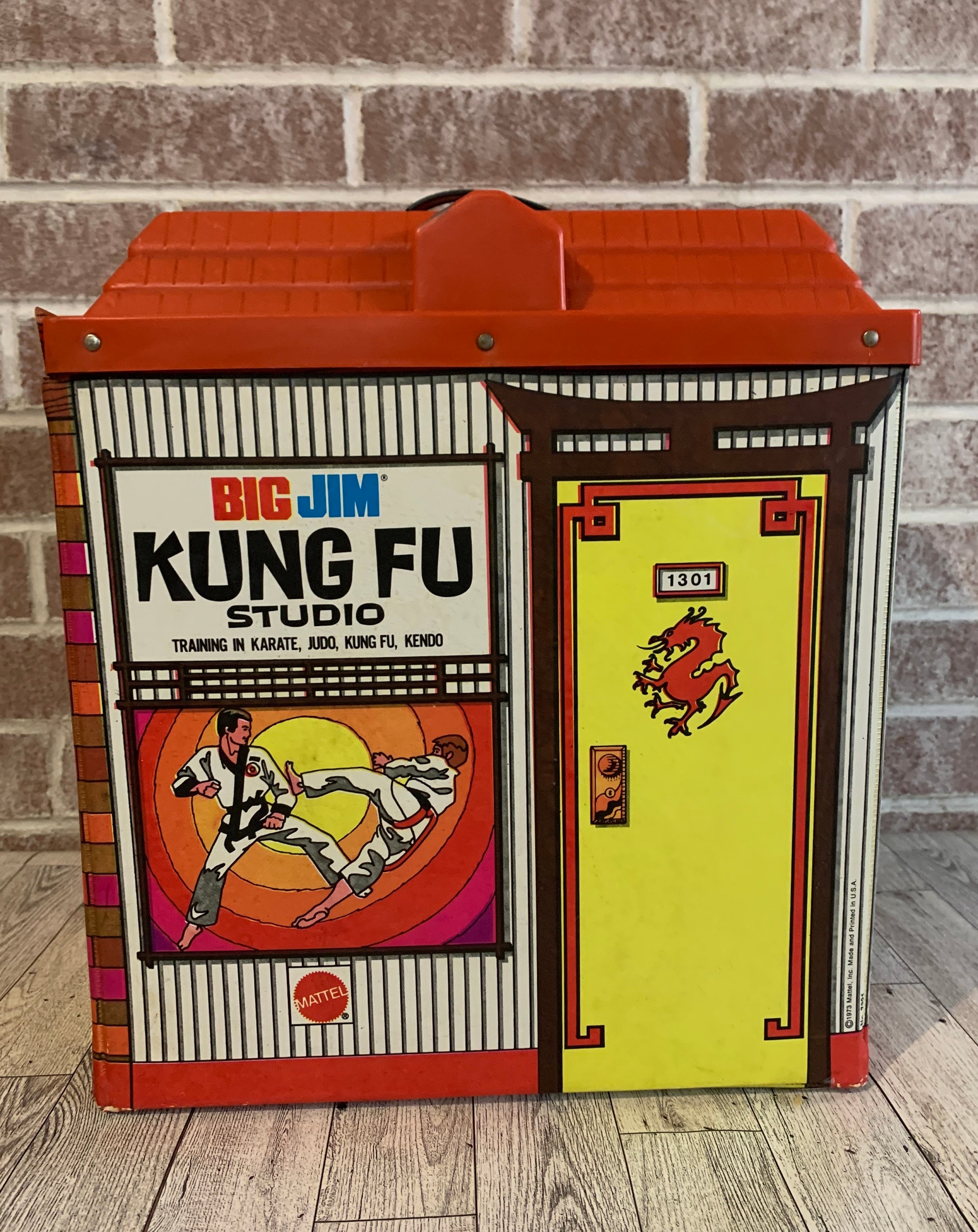 [G3101] Big Jim　マテル ビッグジム Mattel Folding Fold up “big Jim” Kung Fu Studio 1301 | 1970's - Etsy