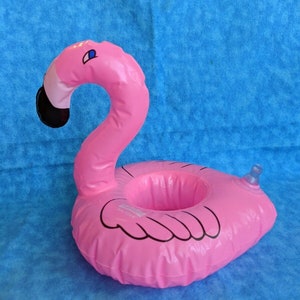 PVC Inflatable Drink Holder, Pool Drink Floats Inflatable Cup Holders Party  Accessories Cup Flamingo Coasters for Swimming Pool Party Beach & Kids