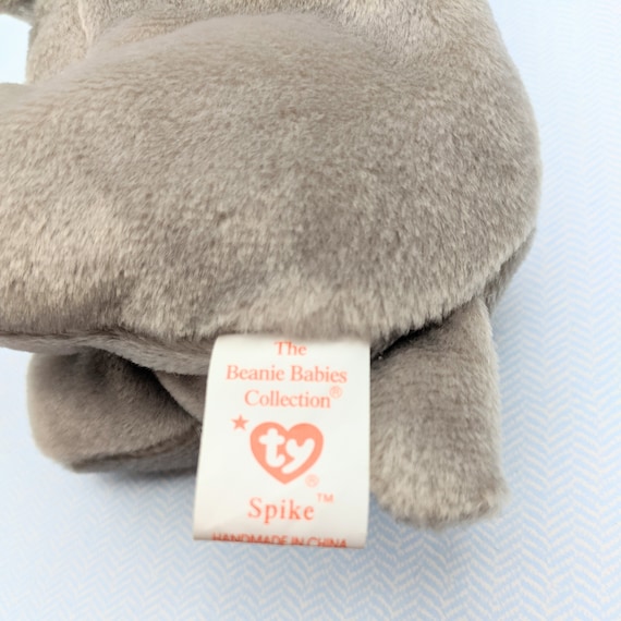 Rare Ty Beanie Baby SPIKE the RHINO 1993 Retired With ERRORS - Etsy