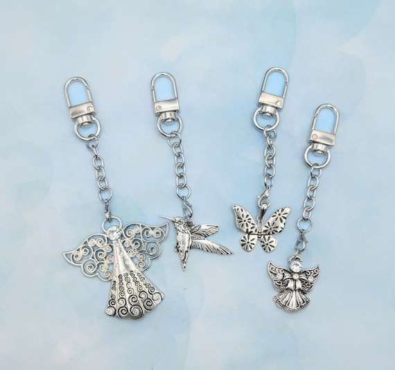 Silvertone Backpack Key Chains, Charms - image 1