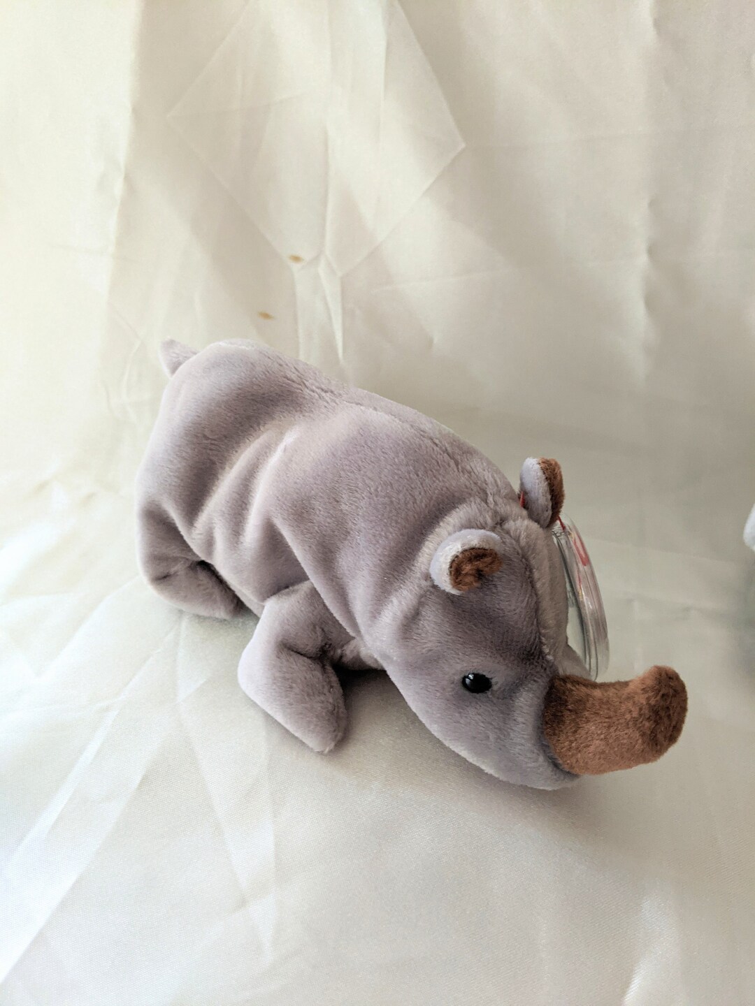 Rare Ty Beanie Baby SPIKE the RHINO 1993 Retired With ERRORS - Etsy