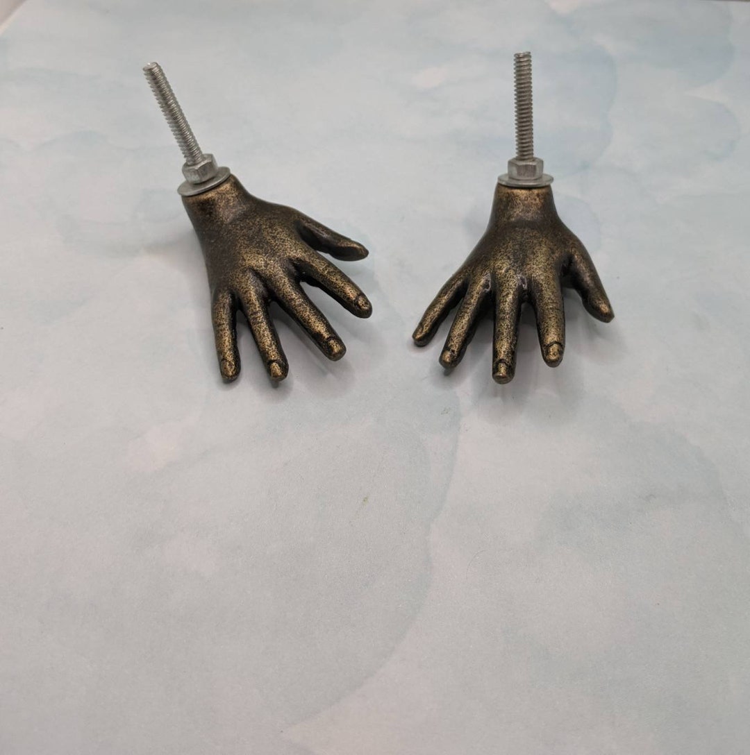 HELPING HANDS Drawer Pull. Coat Hook Pocketbook Hook Towel Etsy