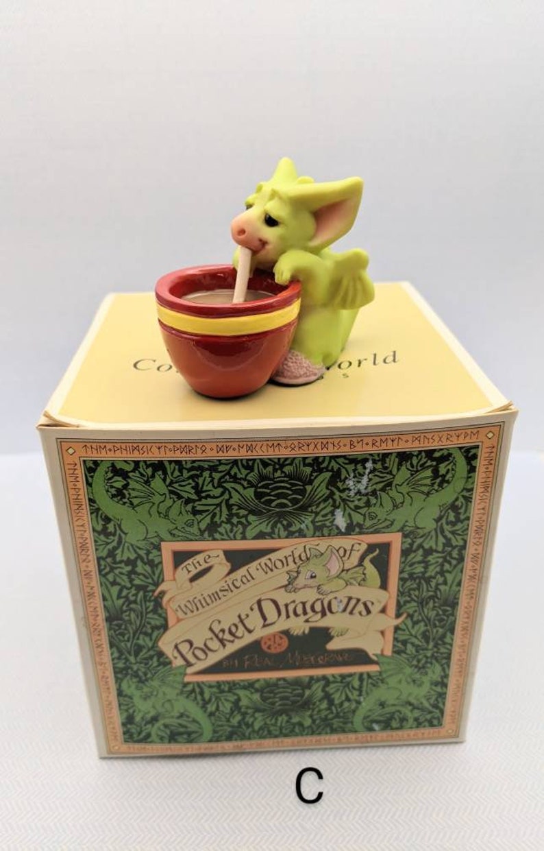 1 Individual Pocket Dragon Hopalong Gargoyle All New In the Box SIGNED Whimsical World C-FIRST SIP