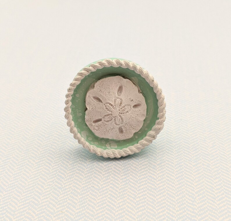 Ocean SEAFOAM Green SAND DOLLAR Draw Pull/knobs Coat Hook Etsy