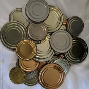 TIN CAN LIDS Industrial Craft Supply - Free Shipping