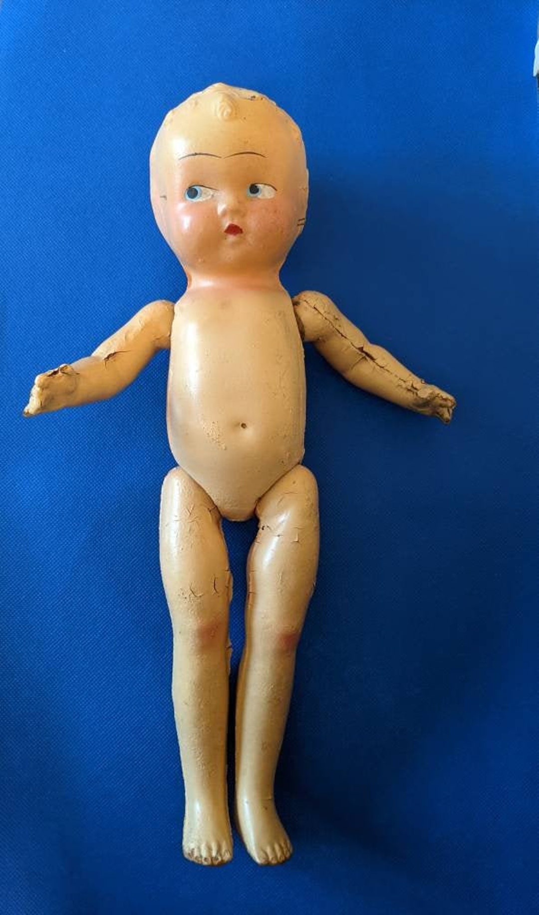 VINTAGE COMPOSITE DOLL Early 1900's for Parts Etsy