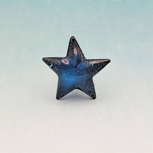 BLUE GLASS STARFISH Drawer Pull/Knobs, Towel Hook Swinsuit Hook, Plant Hanger New "Free Shipping"