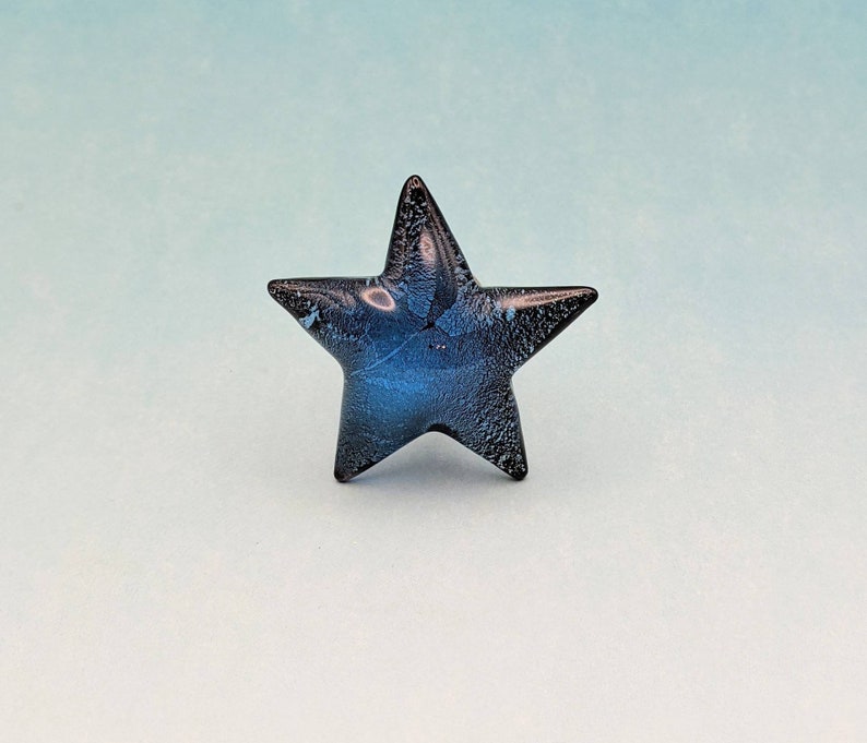 BLUE GLASS STARFISH Drawer Pull/knobs Towel Hook Swinsuit Etsy
