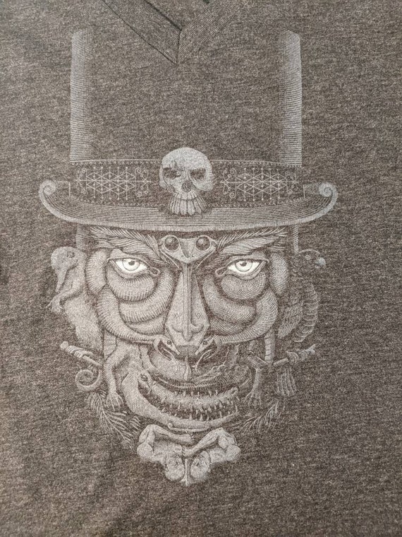 BARON SAMEDI SPICED Rum Adult Black Large Men woman s Short Sleeve