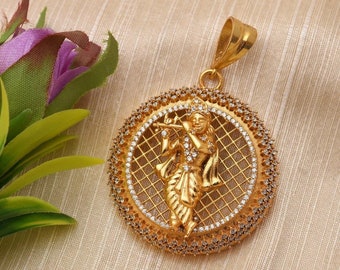 Valentine Giftlord Krishna Gold Plated 