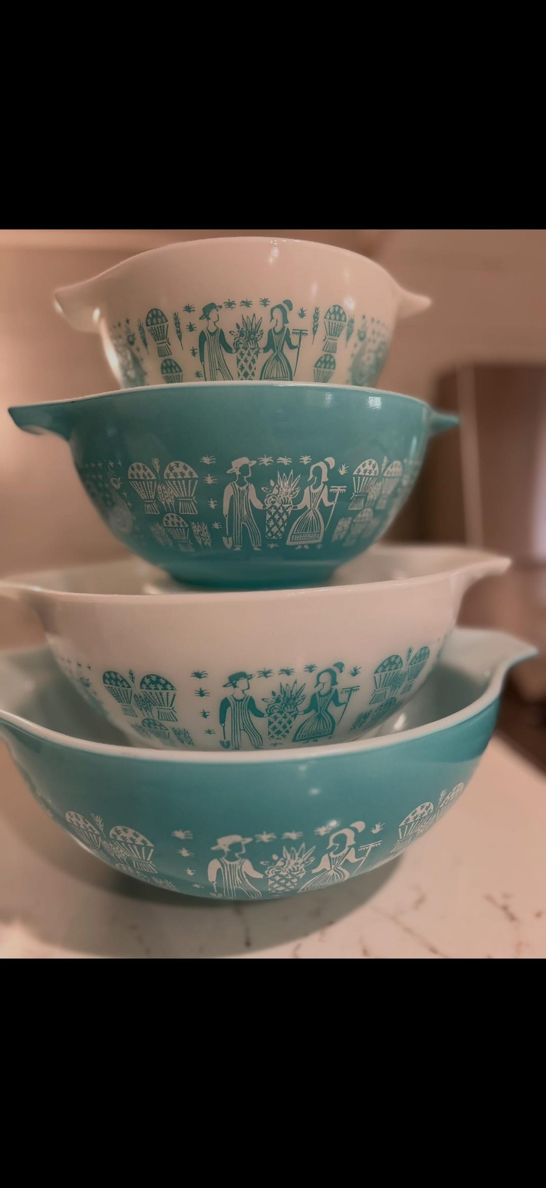 Pyrex Butterprint Set Vintage Pyrex Amish Butterprint Bowl Set - Etsy