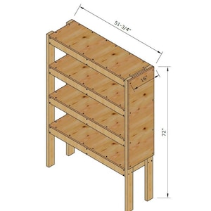 DIY Storage Shelves Plan – Easy-to-Follow Garage & Workshop Shelving (Digital Download)
