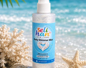 Over 20 scents, Choose Your Scent, Shimmer Body Mist, Essential Oil Body Spray, Glitter Body Spray, Bridal Beauty, Sparkling Body Mist