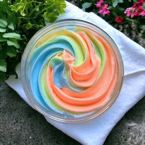 PRIVATE LABEL / BULK 4 oz.  Emulsified body butter, dry skin, body frosting, whipped emulsified body butter (case of 6)