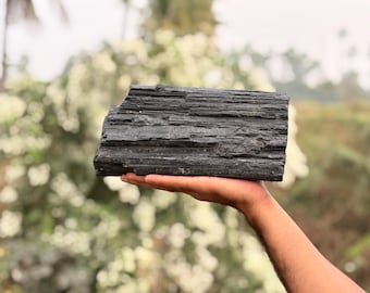 Raw Black Tourmaline Crystal: EMF Shielding & Energy Cleansing, 7060g