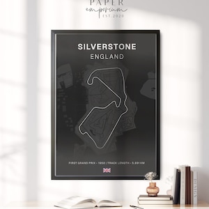 Grand Prix-poster van Silverstone of een ander circuit Art Print, F1-kunst, 3 voor 2 aanbieding, perfecte cadeaus voor motorsportfan, formuleprints, vadercadeau #373