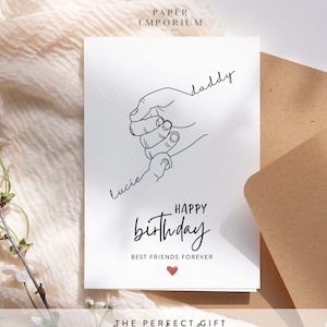 Gelukkige verjaardag papa - verjaardagskaart voor papa, eerste verjaardag papa, 1e verjaardag papa, verjaardagskaart, voor papa, leuke verjaardagskaart, van hobbel, #168