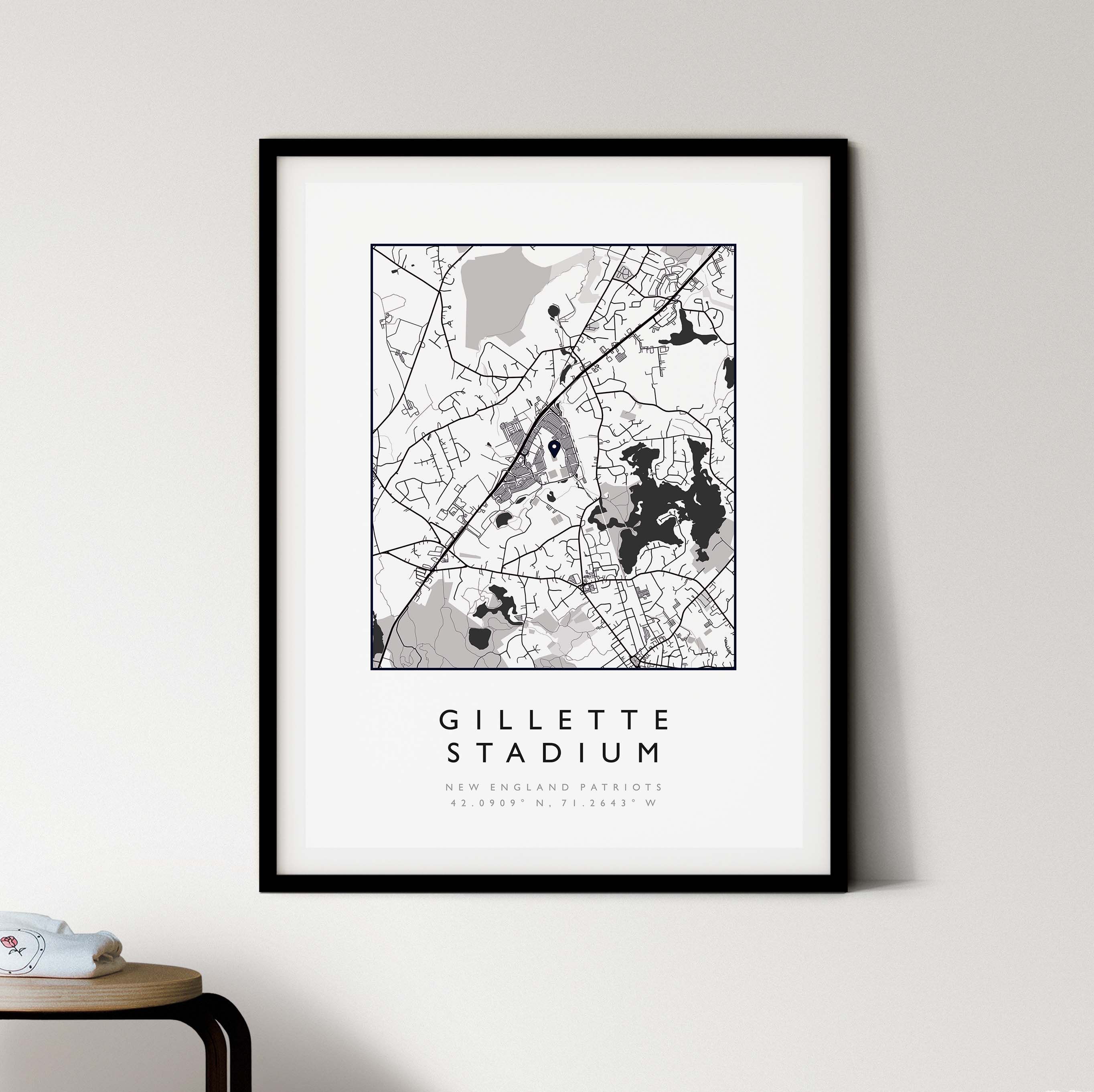 Custom Sport Stadium Print Map Prints Any Team City Print Etsy