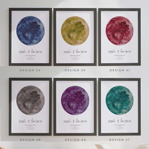 Custom Star Map Print, Anniversary Gift, Constellation Art image 13