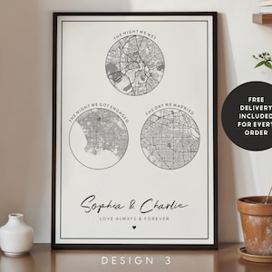 Landkarte Poster, Stadtplan, Stadtplan, Stadtplan, Liebe, Geschenk, Landkarte, Stadtplan Drucke #152