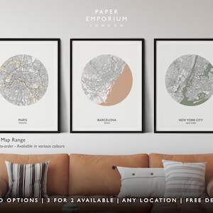 Decoração minimalista de mapa de qualquer cor - Qualquer local feito sob encomenda - Oferta 3 por 2, arte premium para casa, presente moderno personalizado nº 505