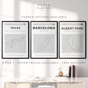 Grand Prix-posterkunstafdruk | F1-kunst | Alle nummers, aanbieding 3 voor 2 | Perfecte cadeaus voor motorsportfans, formule sportprints, cadeau voor hem #246