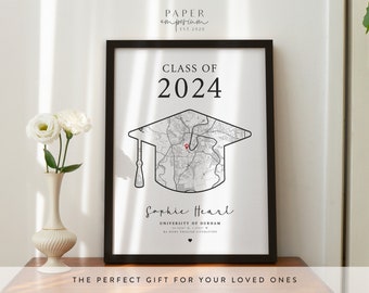 Regalo de graduación personalizado - Felicitaciones, para ella, impresión de graduación, amigos de impresión de graduación, para hijo, hija, impresión BFF, amigo #464