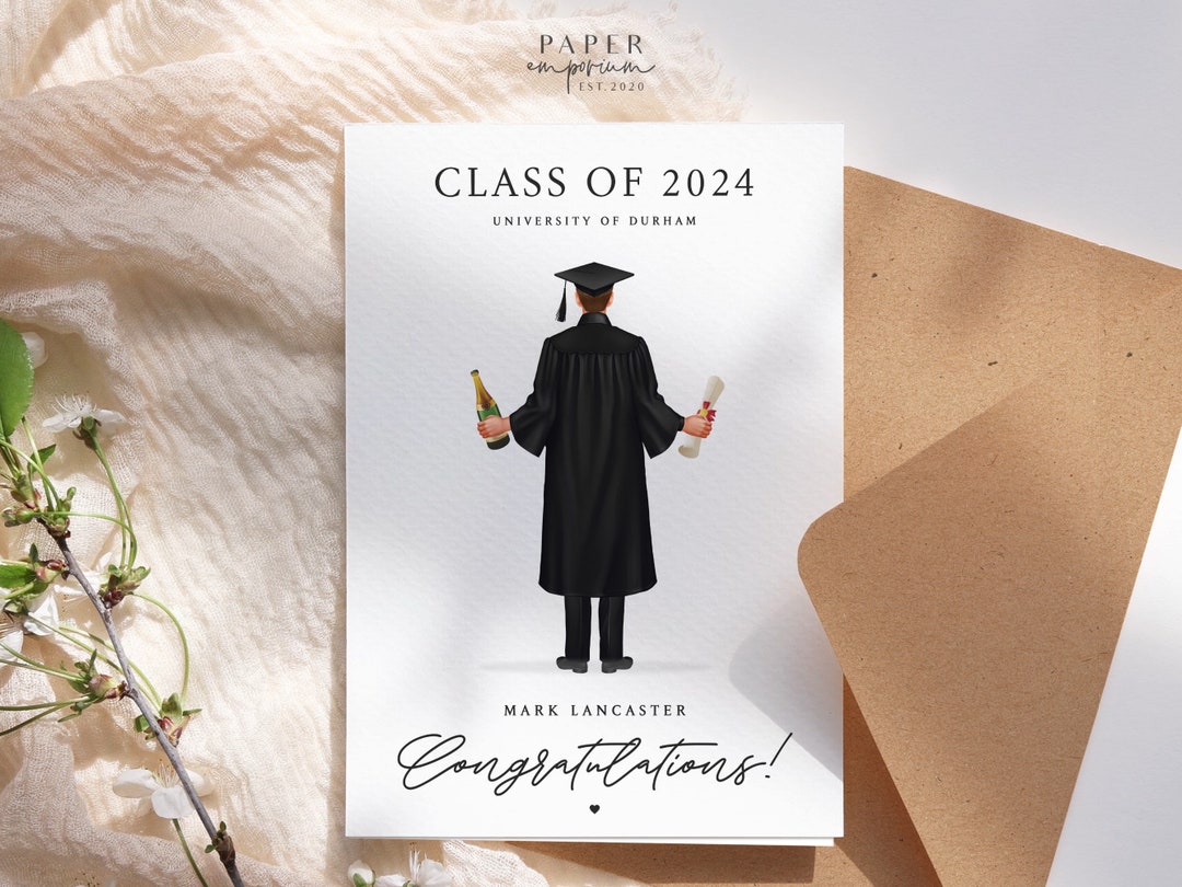 Custom Graduation Card: Personalised Congrats Card - Etsy