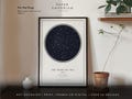 Personalised Star Map Print, Night We Met Gift, Custom Night Sky Print, Star Map Poster, Anniversary Gift, Wedding Gift, Constellation Print