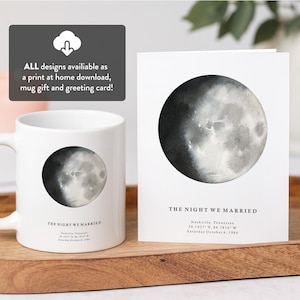 Custom Moon Phase Print - The Night We Met (Any Wording) Moon Print Mothers Day or Anniversary, Special Date, For Her, Special Mum image 9