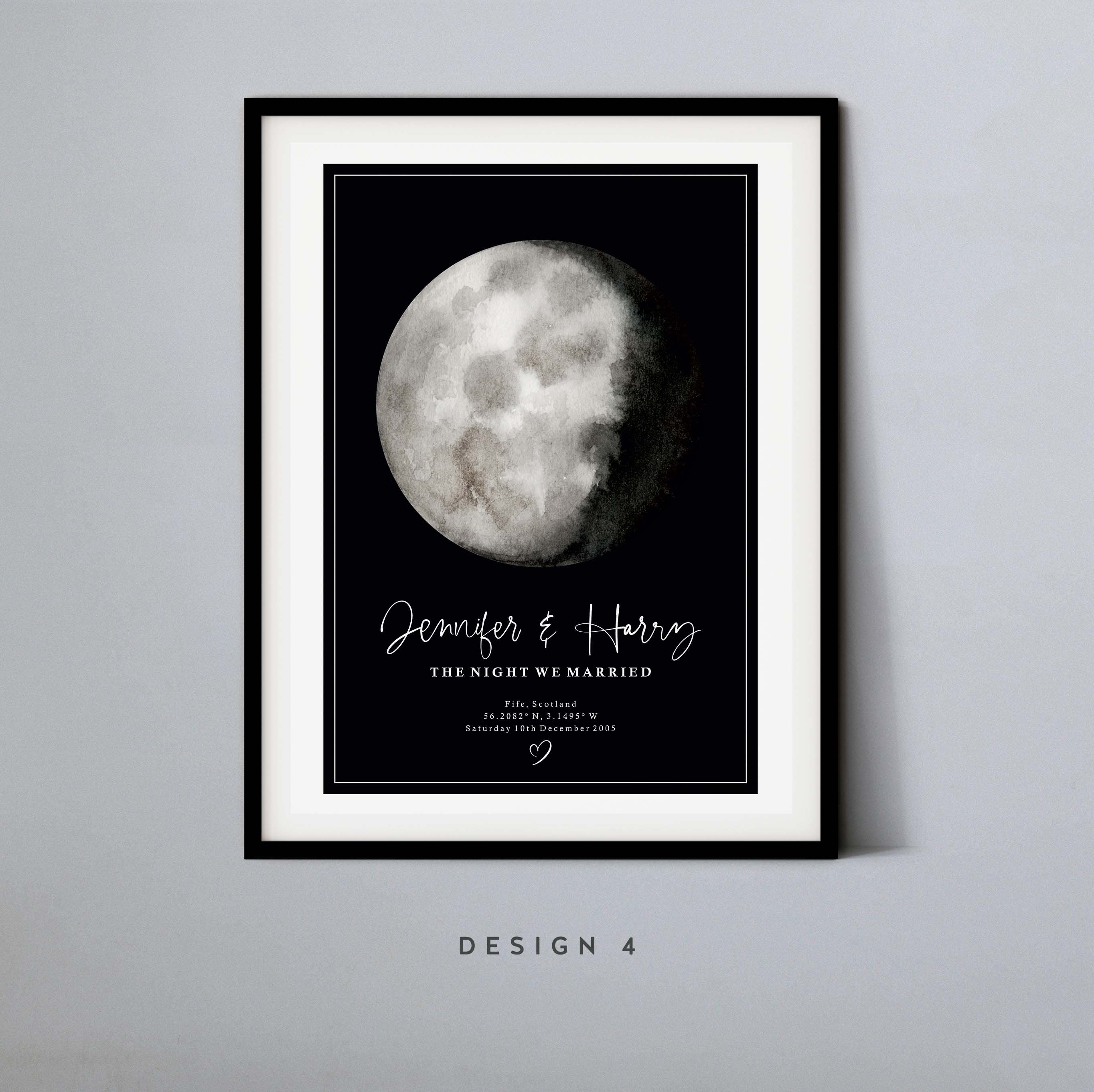 Digital Custom Moon Phase Print, the Night We Met, Astrology Print