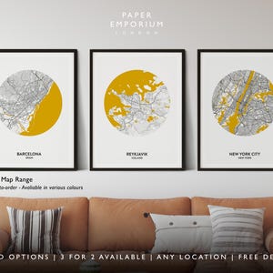 Superbe décor de carte de toutes les couleurs - n'importe quel endroit sur commande - offre 3 pour 2, oeuvre d'art premium pour la maison, cadeau moderne personnalisé n° 504