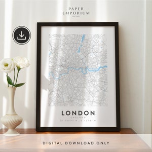 Custom Digital Download Map Prints,  Any Location, - Digital File City Print, City Map, Map Prints, Map Print Poster, Custom City Map,