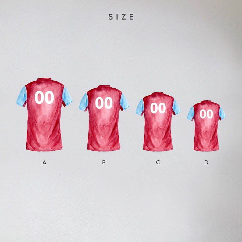 Custom Family Football Shirt Print: Personalised Wall Art bild 4