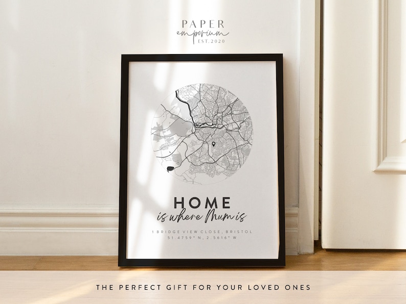 Home Is Where Mum Is Print, Personalised Gift for Mum, Mothers Day Family Gift, Custom Mothers Day Print, Gift for Mum Nan Custom Décor 210 image 1