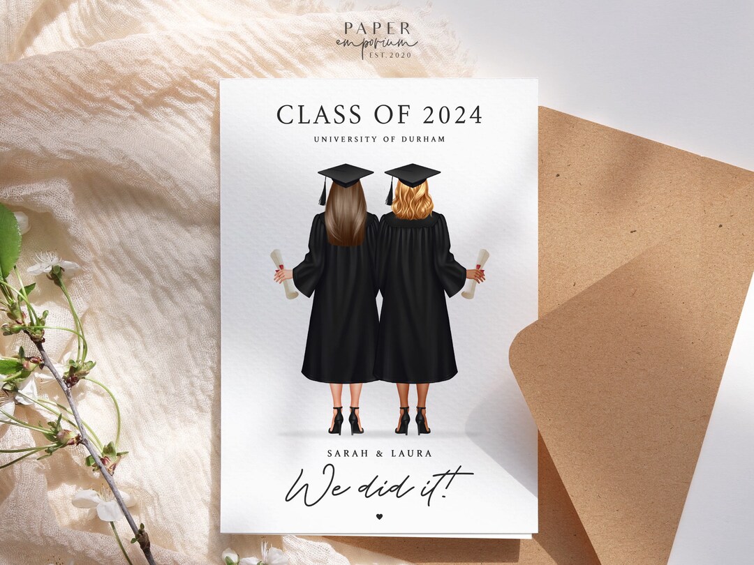 Custom Graduation Card: Personalised Congrats, University, School - Etsy